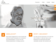 Tablet Screenshot of lohr.ch